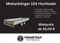 Hochlader 2700kg zum Mieten Baden-Württemberg - Ortenberg Vorschau
