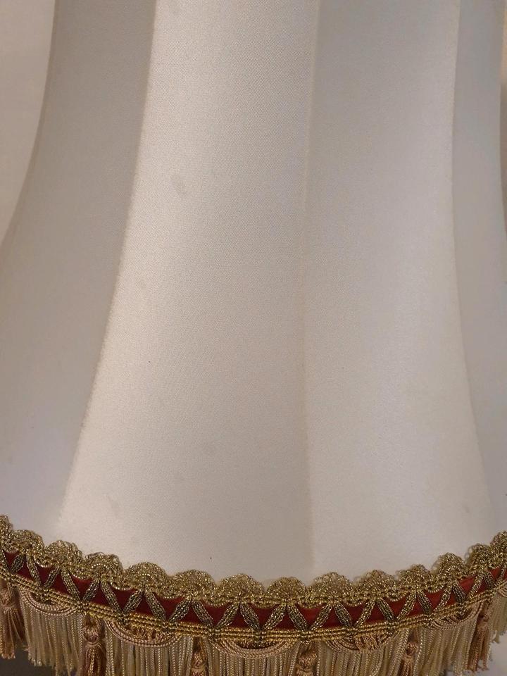 Tischleuchte Lampe Tischlampe Deko Glasfuß vintage in Koblenz
