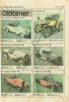 Sammlung v. Zeitungsauschnitten üb. Oldtimerautos und -motorräder Sachsen - Oelsnitz / Vogtland Vorschau