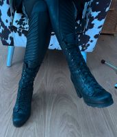 OXS Stiefeletten Lederstiefel schwarz Neu Nordrhein-Westfalen - Hilden Vorschau