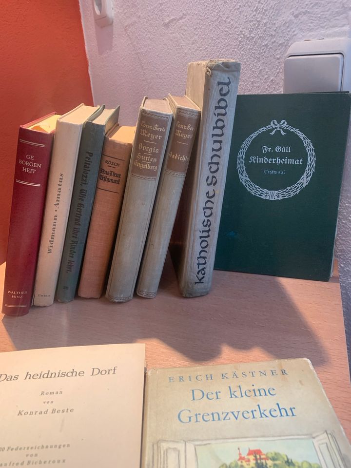 Konvolut alte Bücher in Heimbuchenthal