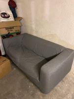 Klippan 2-er Sofa mit grauem Bezug München - Bogenhausen Vorschau