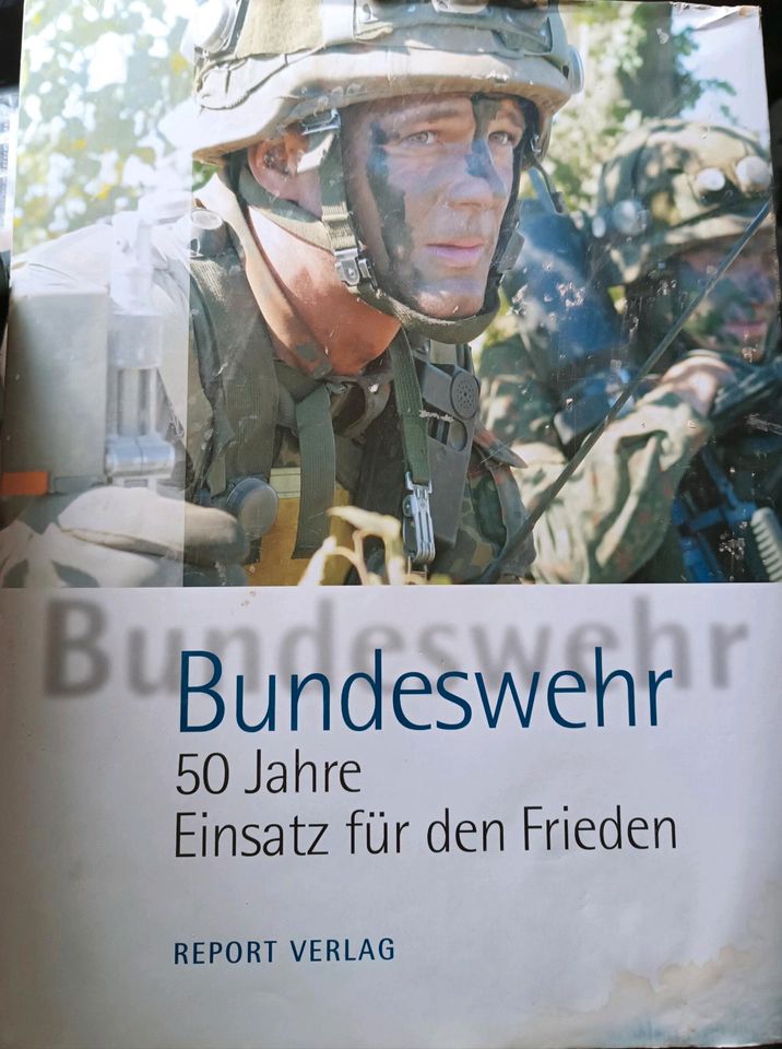 3 Bücher Bundeswehr 50 Jahre Jubiläumsausgabe in Weimar
