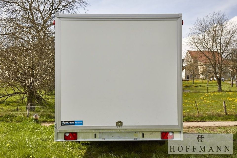 Hapert Koffer Verkaufsanhänger 600x234x210cm 3500 kg in Gindorf