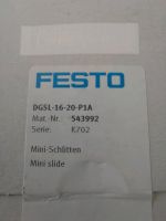 FESTO Mini-Schlitten (Mini Slide) DGSL-16-20-P1A, OVP, neuwertig München - Trudering-Riem Vorschau