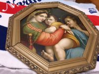 Alter Kunstdruck der Madonna della seggiola von Raffaello Köln - Porz Vorschau