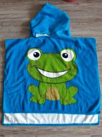 Badeponcho Badetuch Kleinkind Frosch 100% Baumwolle zum über Kopf Brandenburg - Peitz Vorschau