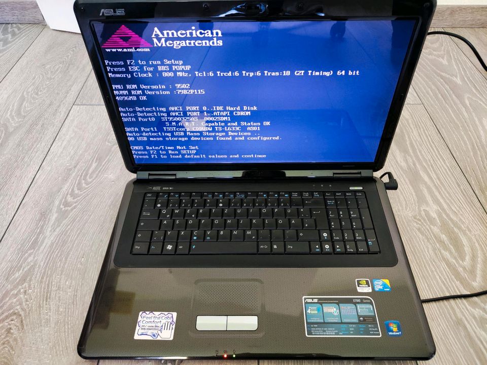 Laptop asus x70IO, core2duo t6600, 4gb ram, nvidia gt120m 1gb in Maulburg