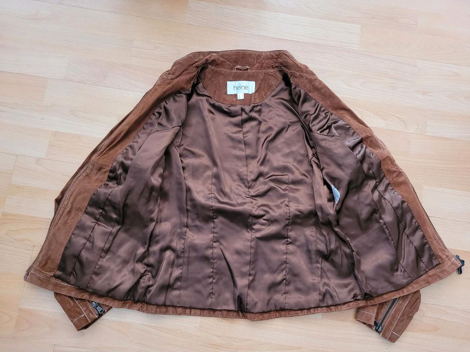 Neu* Heine Lederjacke Jacke braun Gr. 38 in Leipzig