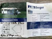 Berger Riva Vorzelt 4 Personen komplett Wohnwagenvorzelt Nordrhein-Westfalen - Weilerswist Vorschau