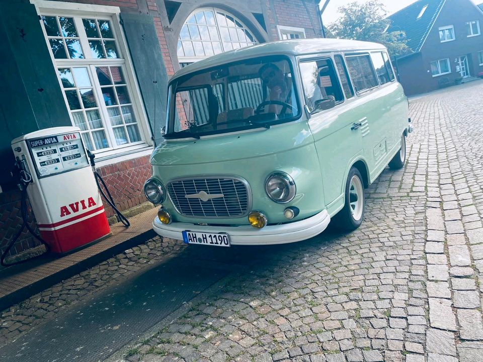 Hochzeitsauto mieten Hochzeitsbulli Bulli Oldtimer Barkas b1000 in Vreden