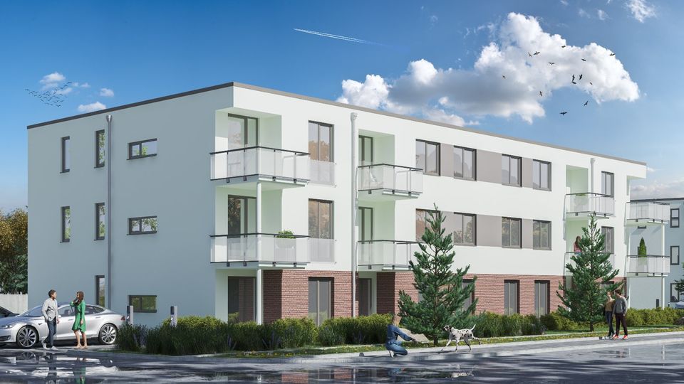 Moderne 3-R-Wohnung, KfW-förderfähig "KFN" ( 100 T€ Kredit), PKW-Stellplatz in Karlshagen