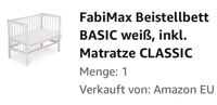 Fabimax Beistellbett weiß classic mit Matratze Bayern - Schirmitz Vorschau