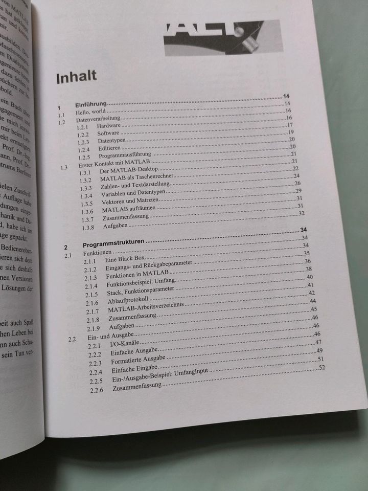 Programmieren mit MATLAB Buch in Berlin