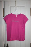 Benetton T-shirt silber Glitzer Gr. XS 104 110 pink grau Wandsbek - Hamburg Marienthal Vorschau
