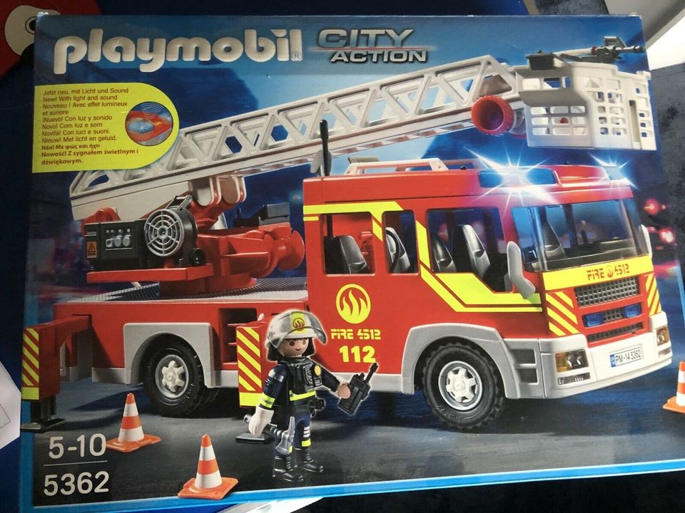 Playmobil City Drehleiter 5362 in Reinsdorf