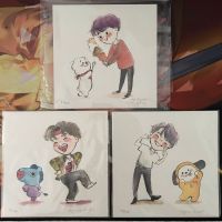 BT21 BTS Illustrationen Prints Jimin Chimmy J-Hope Mang Jin RJ Bergedorf - Hamburg Lohbrügge Vorschau