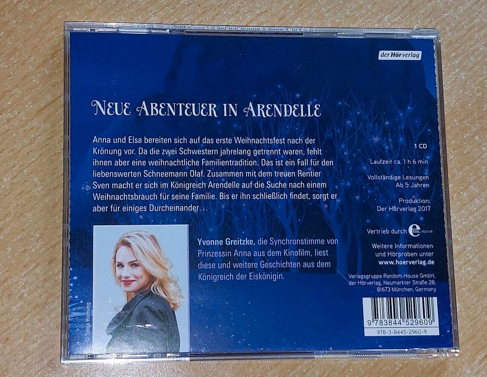 3 CDs "Disney - Die Eiskönigin"  +++ gebraucht +++ in Hof (Saale)