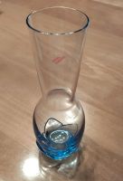 Glasvase von Bormioli Rocco Italien Vintage Blüten Vase blau klar Hessen - Schlüchtern Vorschau