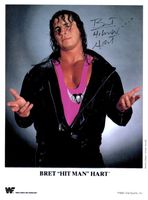 BRET "HITMAN" HART > original handsigniert auf Foto 15x20cm (74) Bayern - Schrobenhausen Vorschau