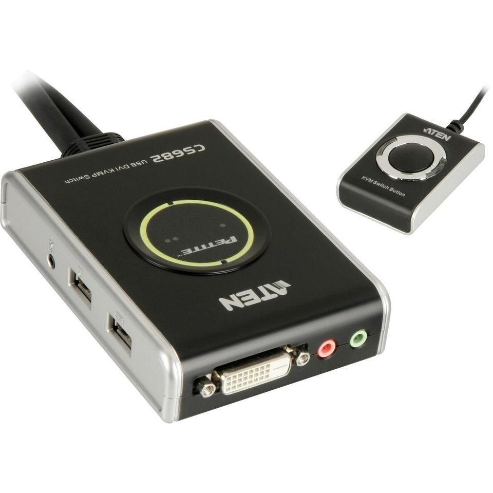 Aten CS682     2-port KVM Switch DVI + USB 2.0 + Audio in Püttlingen