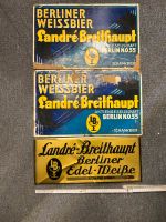 3x Schild Antik Berliner Weißbier Landre Breithaupt Brauerei Sachsen-Anhalt - Magdeburg Vorschau