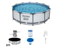 Bestway Stahlrahmen-Pool Set Steel Pro Max Frame Ø 366 x 100 cm Nordrhein-Westfalen - Rheine Vorschau