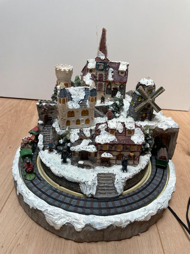 KonstSmide Fiberoptik Dorf Weihnachtsdorf Eisenbahn Weihnachten in Bremen