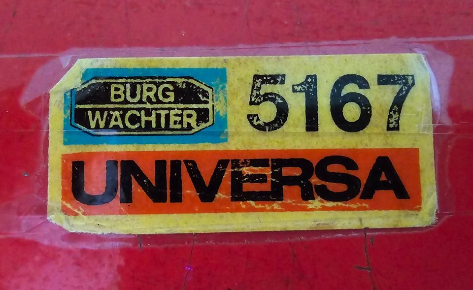 BURG WÄCHTER Universa 5167 Geldkassette Rot Metall in Köln