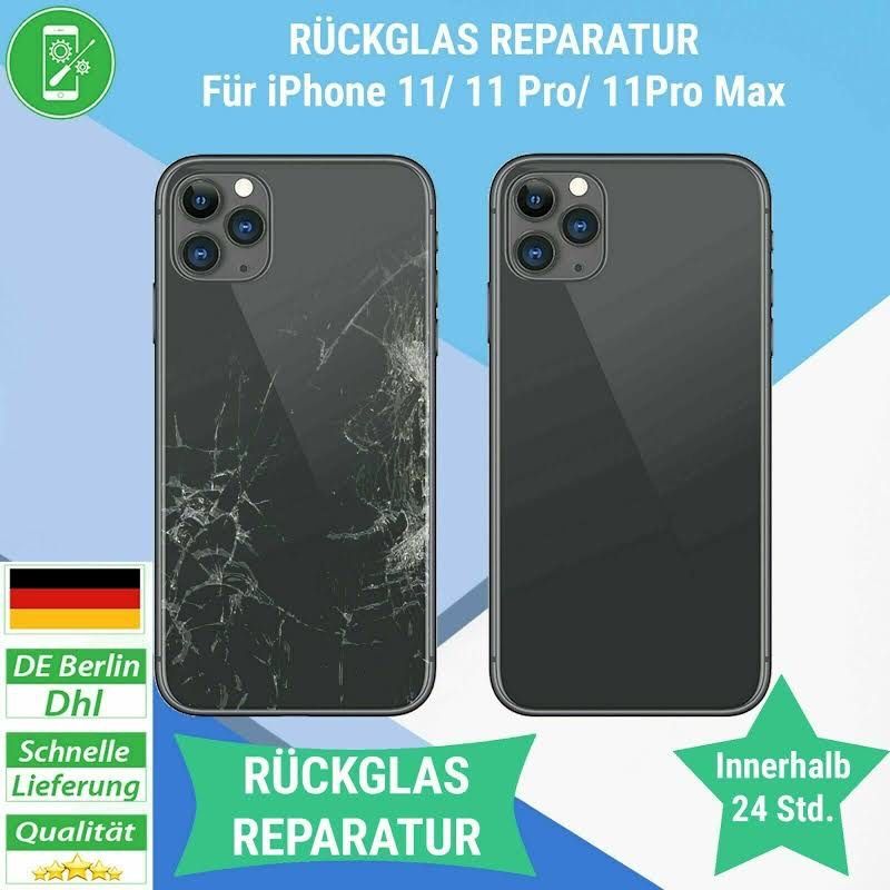 Iphone Akkudeckel Backglas Reparatur 13/12/11/ X/Xs/8plus /11pro in Berlin