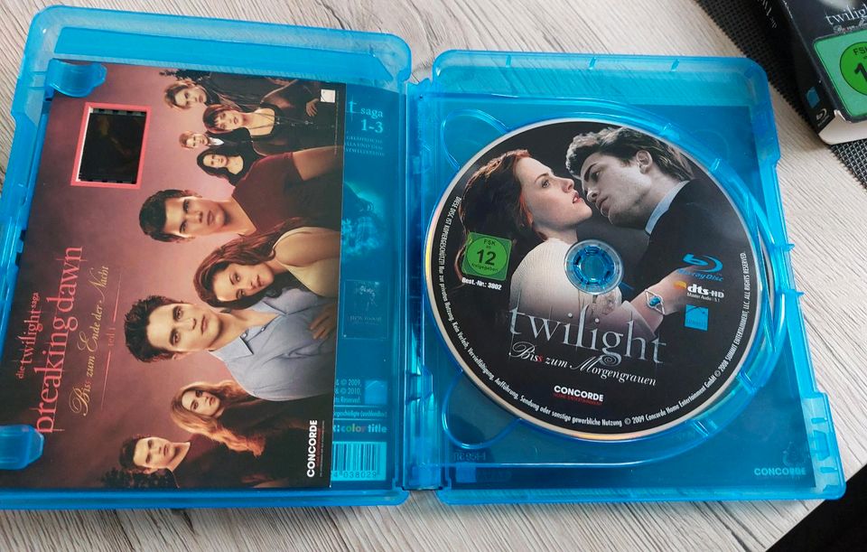 Twilight Saga 1-3 DVD Blu - Ray in Lunzenau