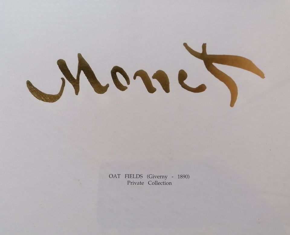 Claude Monet Wandbild Haferfeld mit Mohnblumen Kunstdruck in Kesselsdorf
