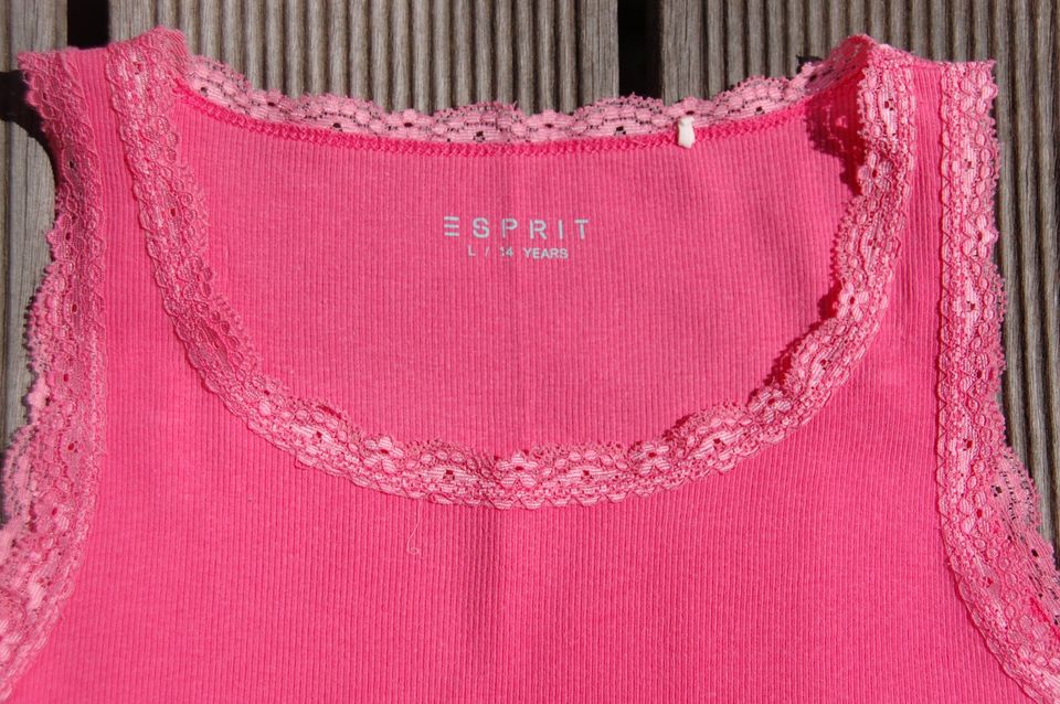 Shirt Top Trägershirt Esprit Gr.164 Mädchen pink in Osburg