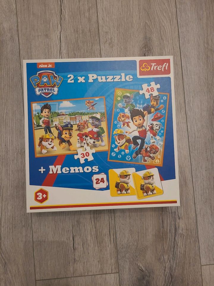 2 in 1 Puzzles + Memo PAW Patrol in Bergkamen