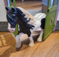 Schleich Pferd schwarz weiß Herdwangen-Schönach - Herdwangen Vorschau