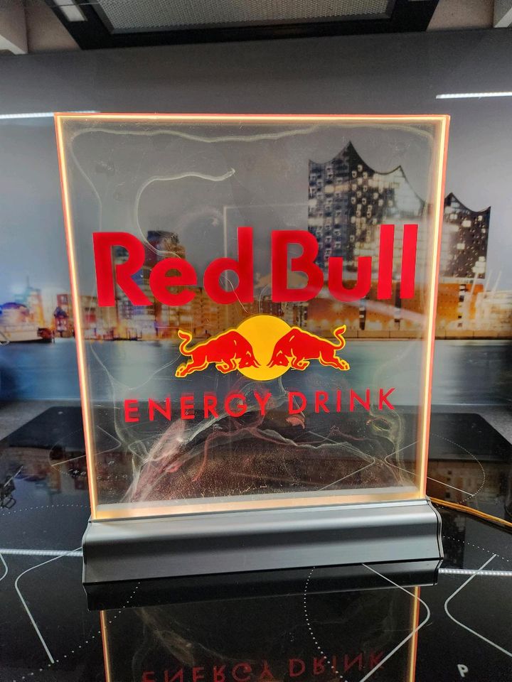 Red Bull Werbeschild in Osterholz-Scharmbeck