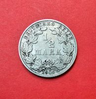1/2 Mark Deutsches Reich Silbermünze 1906 D Prägezahl: 11.976.610 Nordrhein-Westfalen - Wermelskirchen Vorschau