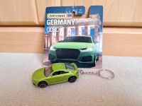 Audi TT RS Coupe Matchbox Schlüsselanhänger Auto Car Modell grün Hessen - Gründau Vorschau