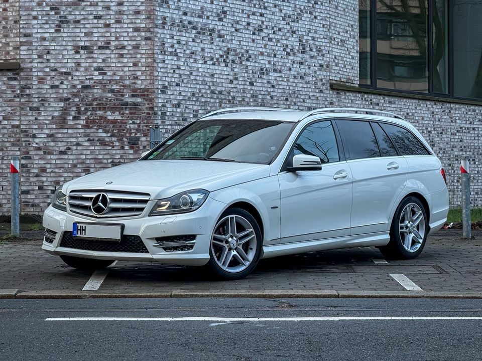 Mercedes-Benz C 250 T CDI AMG Sport Edition *Leder* Bi-Xe TÜV NEU in Hamburg