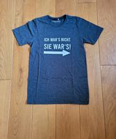 T-Shirt grau Gr. S * Ich war's nicht sie war's * Top i.O. Dresden - Prohlis-Nord Vorschau