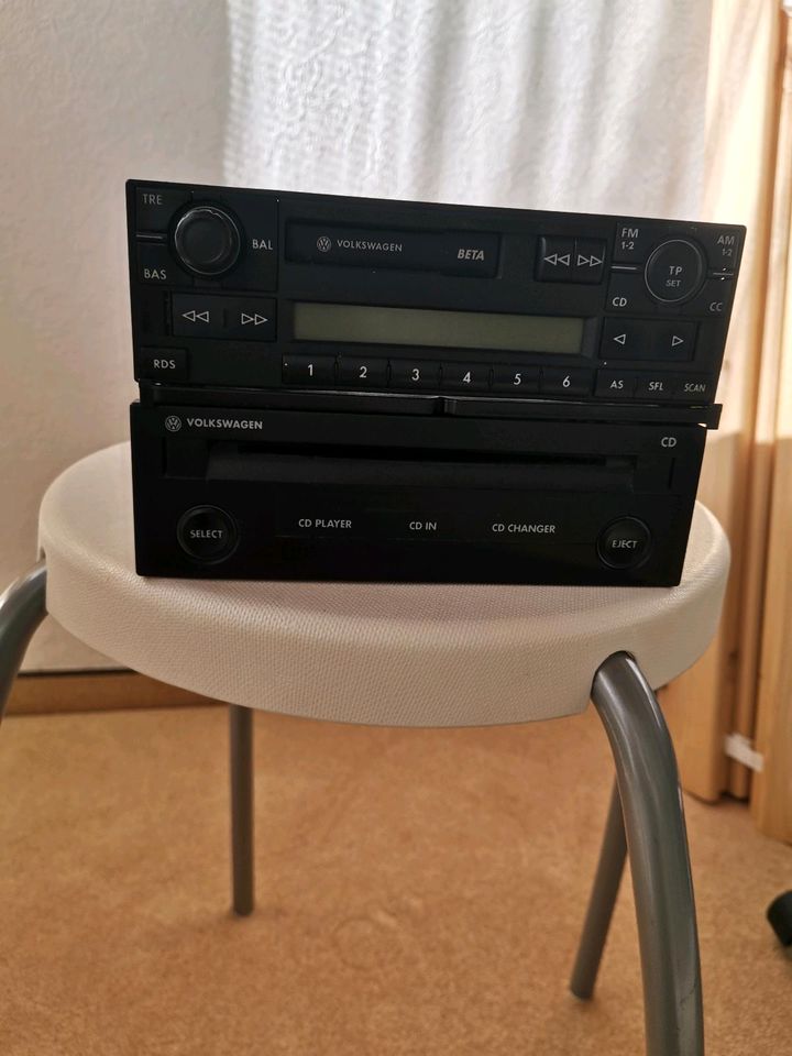 VW Beta CD Player Wechsler Kassette Radio in Barsbüttel