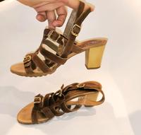 39 Sandalen Echtleder braun Unisa Riemchen Esprit Tamaris Zara Bayern - Neu Ulm Vorschau