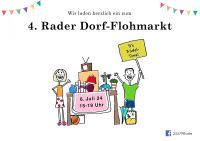 Dorfflohmarkt Flohmarkt Rade am Samstag 06.07. von 15-19 Uhr Schleswig-Holstein - Fitzbek Vorschau