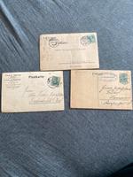 3 Postkarten Telegraphen 1916|13/09 alt Krieg Briefmarke Bayern - Forchheim Vorschau