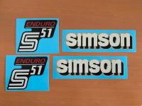 S51 Enduro Wasserabziehbilder Abziehbilder Simson grau wie DDR Bayern - Hof (Saale) Vorschau