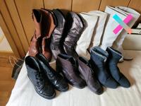 Stiefel Gr. 39/6 weiß, braun, schwarz, Leder, Salamander.. Hessen - Melsungen Vorschau