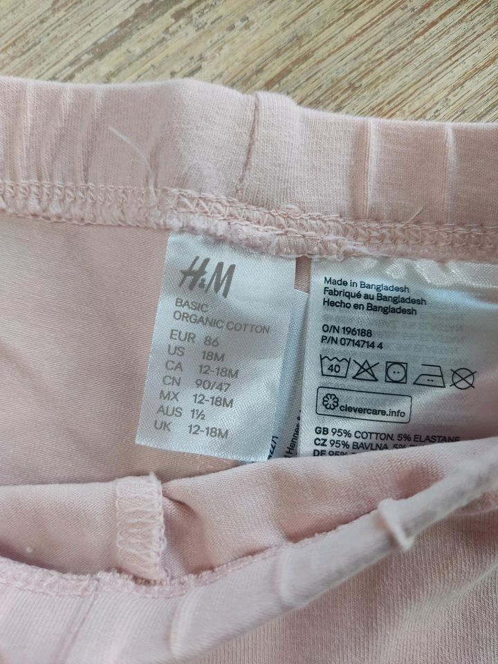 H&M Set bestehend aus Kleid und Leggings Größe 86 in Paderborn