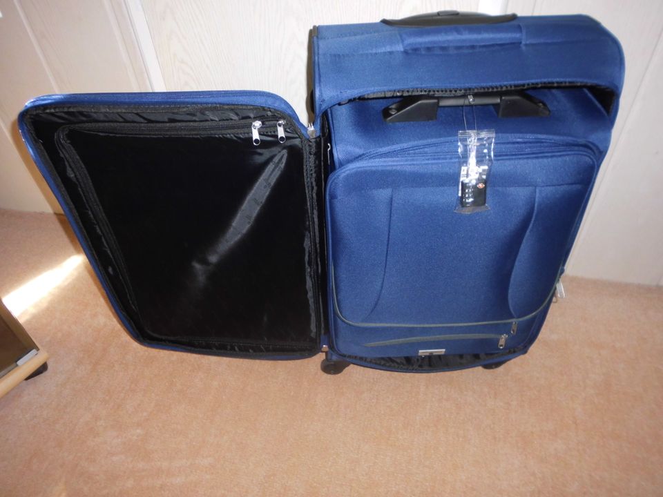 2 Passenger stoffKoffer in Blau 57 cm und 46 cm in Dortmund