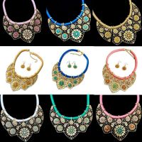 8x Schmuckset orientalisches Schmuck Kette Collier Ohrringe Hessen - Laubach Vorschau