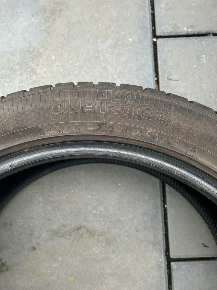 4 x  Vredestein QuaTrac 5 245/45 R20 103V XL M+S. in Pulheim